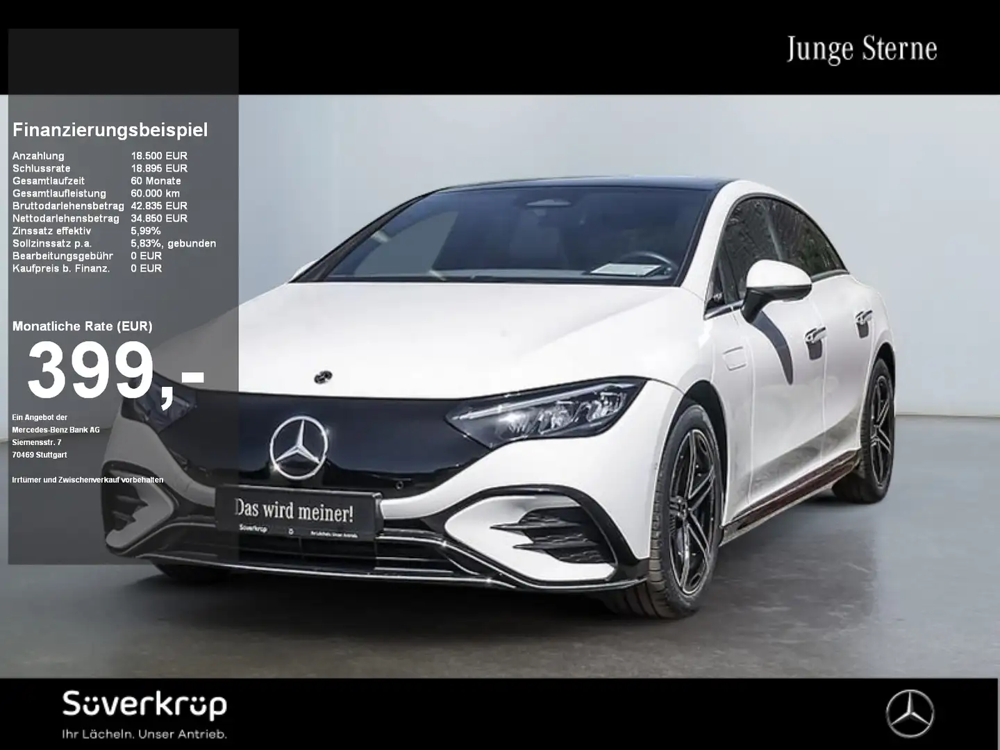 Mercedes-Benz EQE 350 4M , Blanc - 1