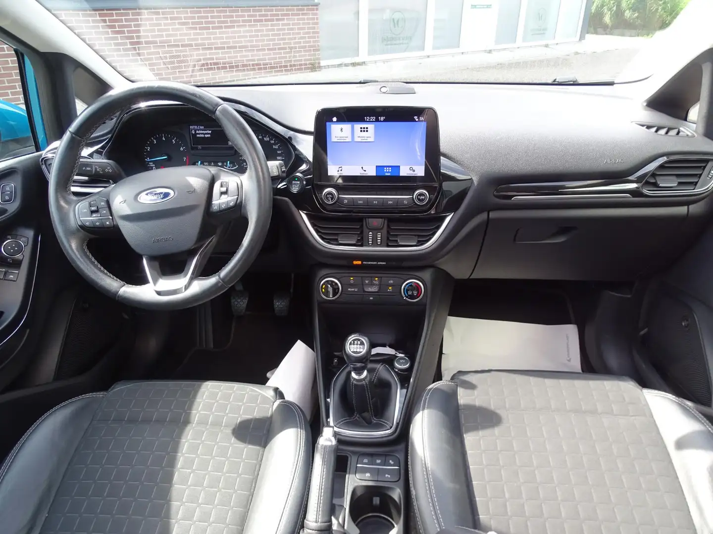 Ford Fiesta 1.0 EcoBoost Titanium ACHTERUITRIJCAMERA | PANORAM Bleu - 2