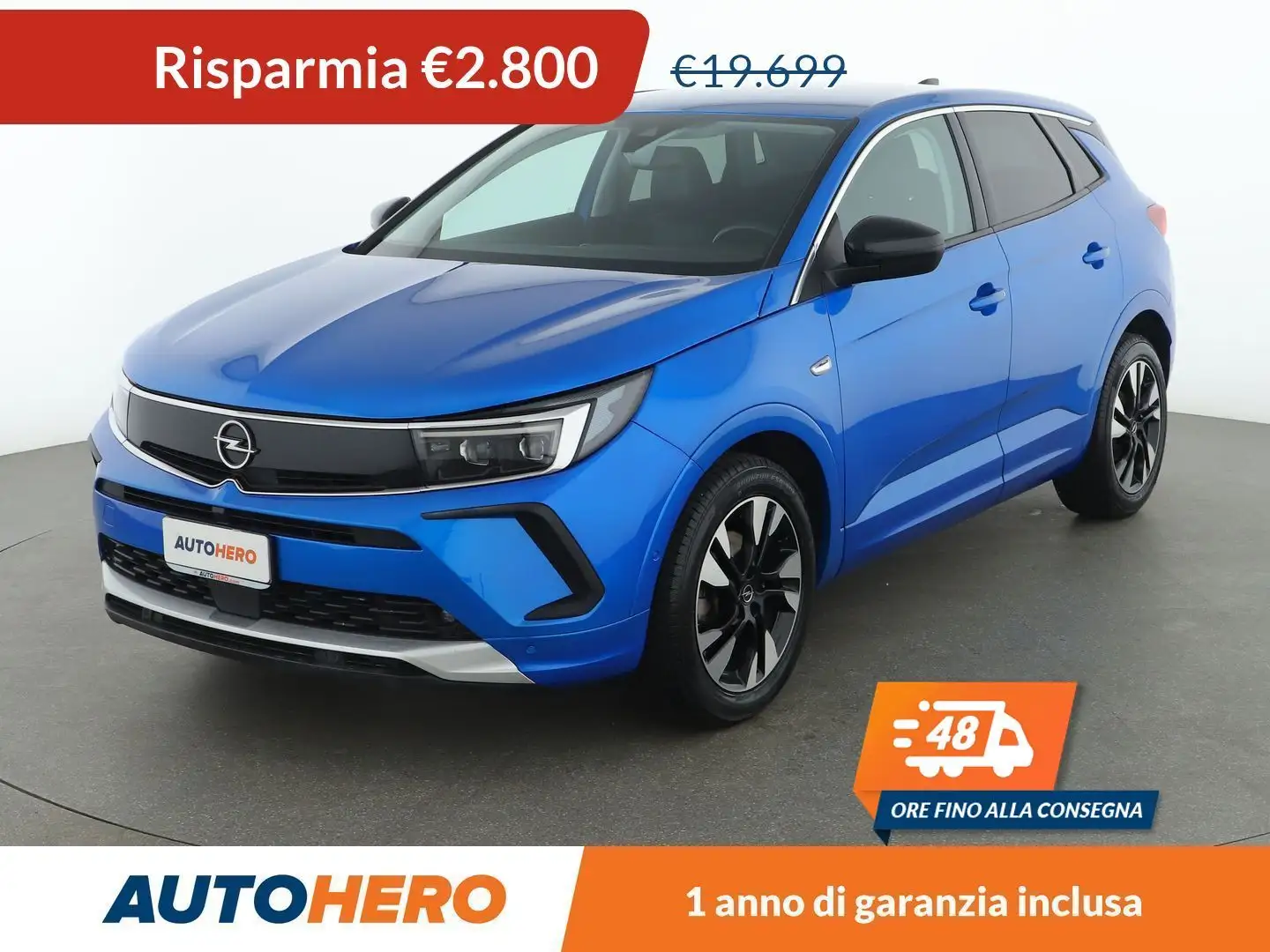 Opel Grandland X 1.2 Turbo Business Elegance Blu/Azzurro - 1