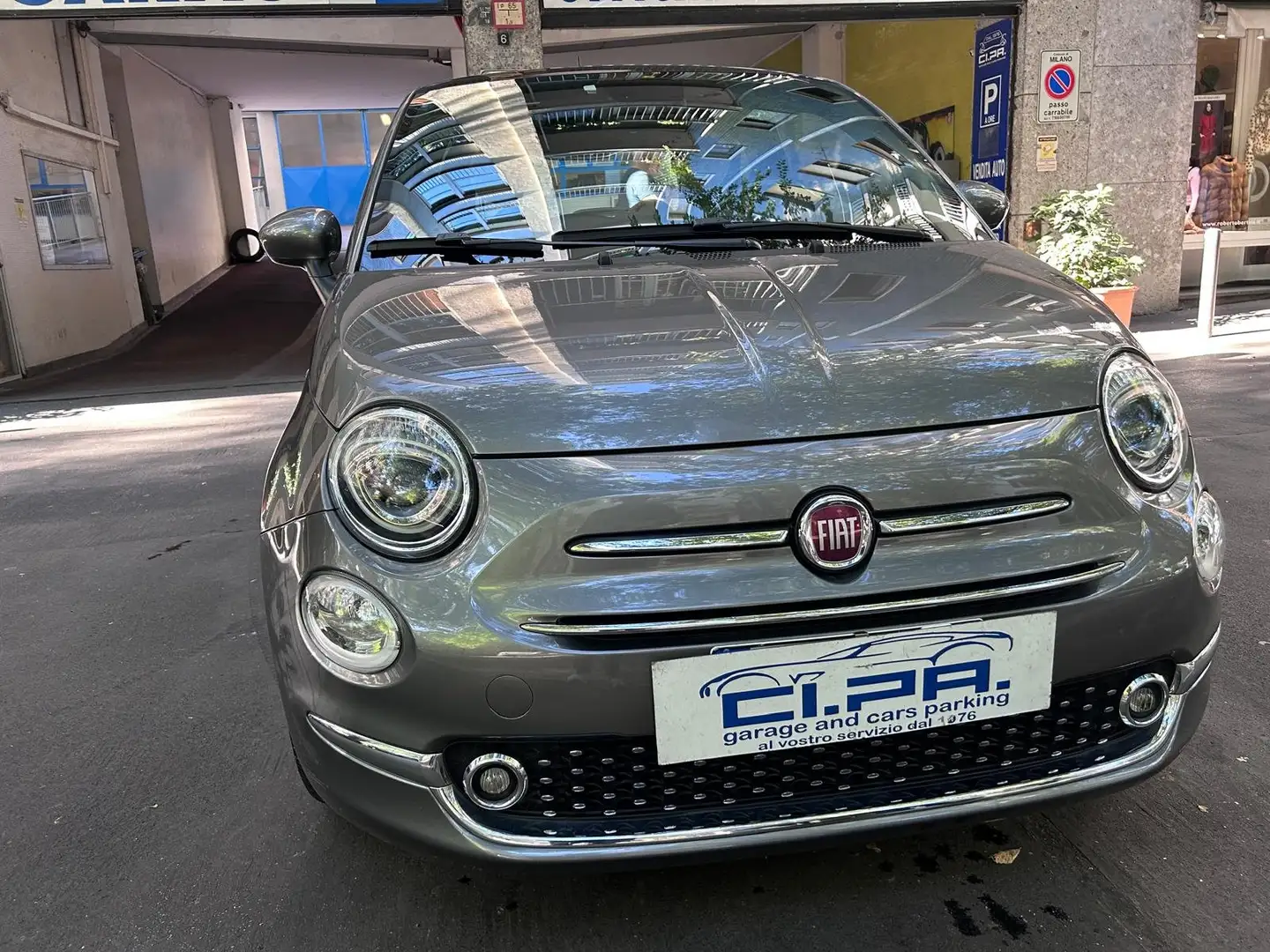 Fiat 500 500 1.2 Lounge 69cv dualogic my20 Grigio - 2
