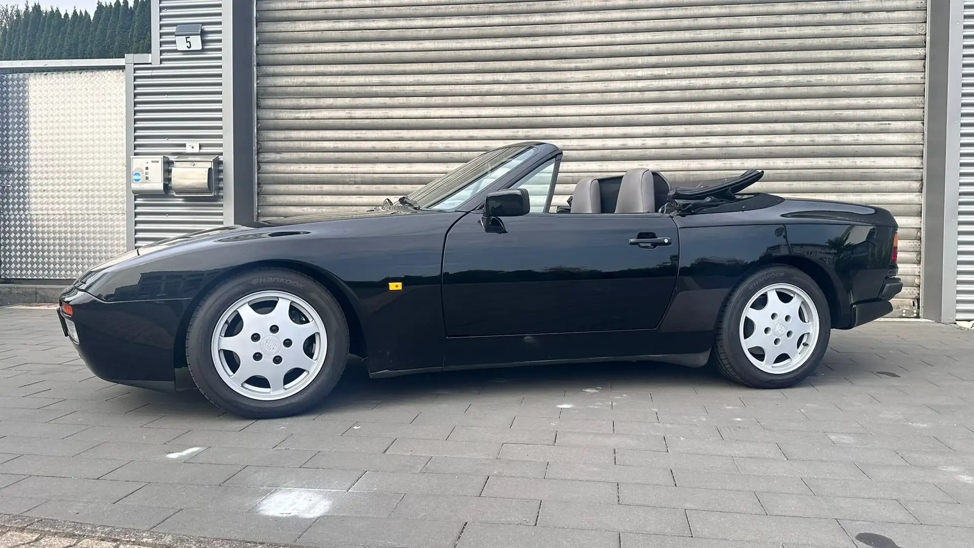 Porsche 944 S 2 Cabriolet Service/Kupplung/ZR neu, Airbag Zwart - 2