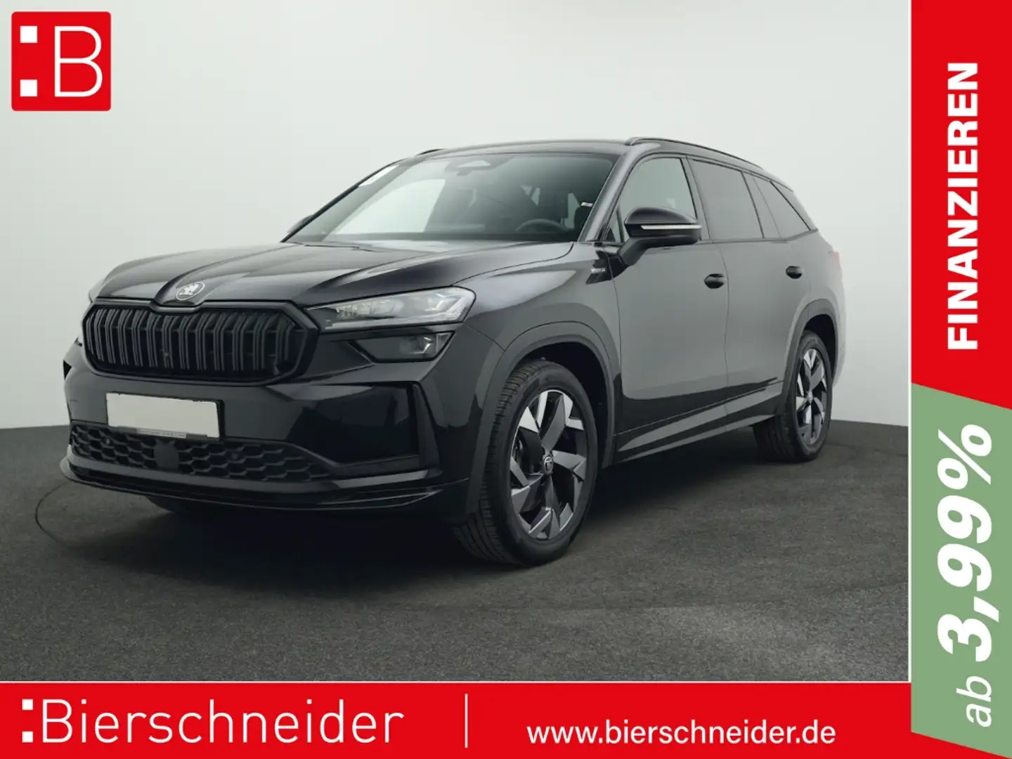 Skoda Kodiaq 2.0 TDI DSG Sportline ab 465 EUR mtl. Schwarz - 1