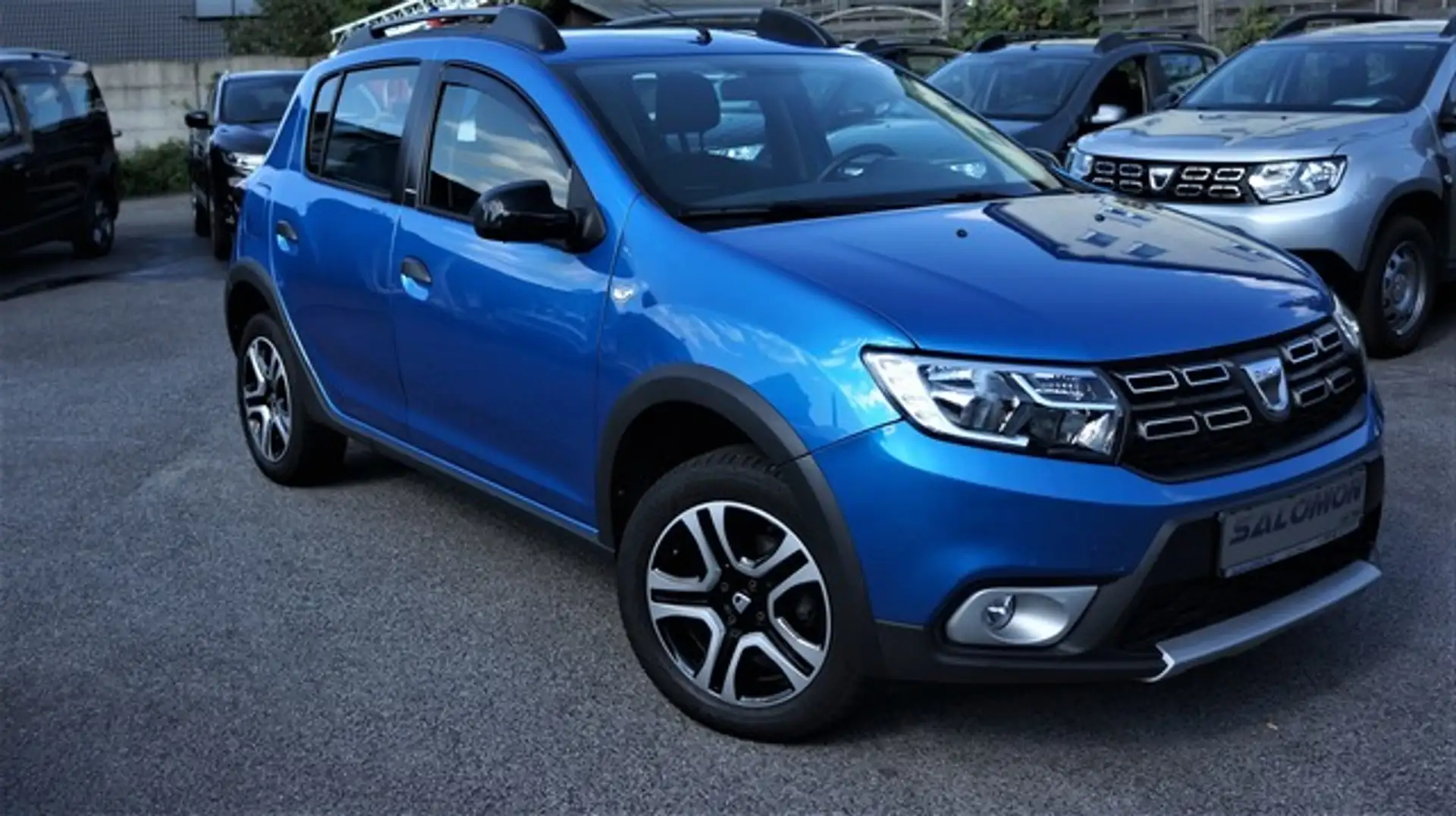 Dacia Sandero Stepway*TECHROAD* *NAVI*KLIMA-AUTOMATIK Bleu - 1