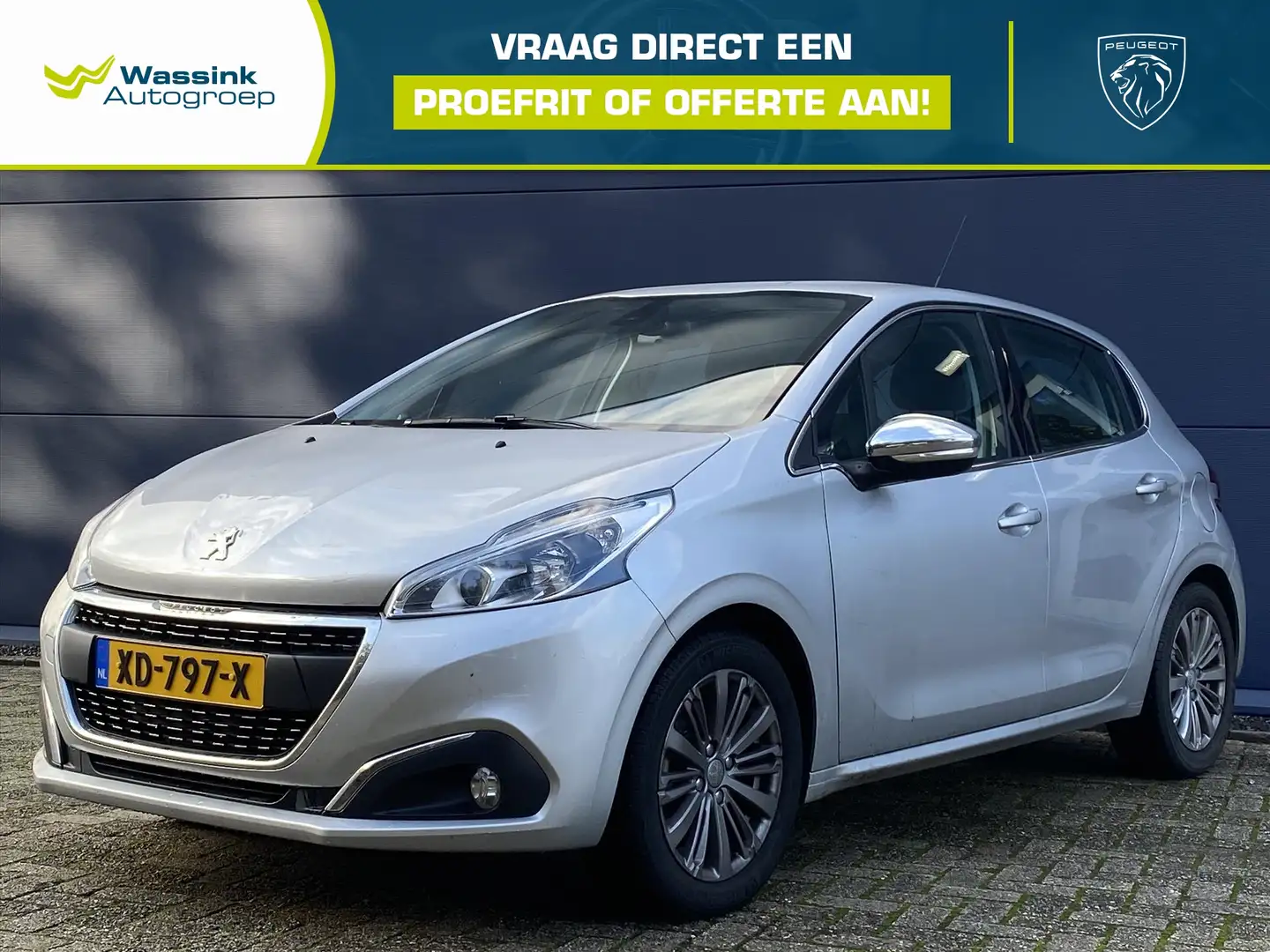 Peugeot 208 110pk Allure | Automaat | Airco | Navigatie | Clim Grau - 1