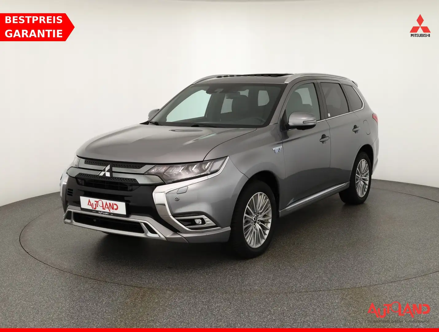 Mitsubishi Outlander 2.4 PHEV 4WD LED Leder Navi AHK ACC Gris - 1