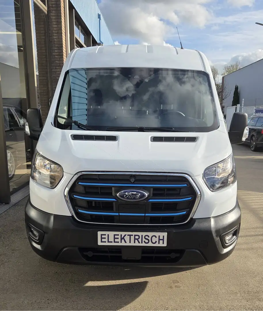Ford E-Transit 350 L2H2 Trend 68 kWh Navi , Achteruitrijcamera Blanc - 2