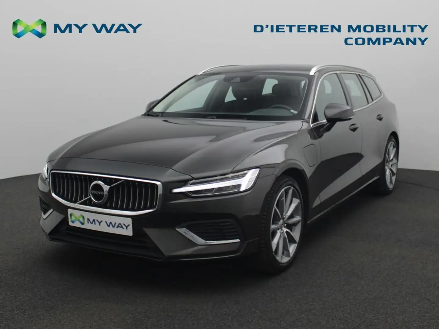Volvo V60 INSCRIPTION 2.0 T6 AWD PHEV 340 PK / Leder / Camera / Cruise Control Gris - 1