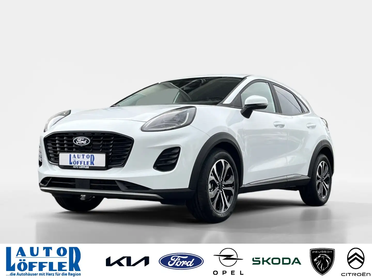 Ford Puma 1.0 EcoBoost Titanium Navi SHZ FHZ USB Klima Navi Weiß - 1