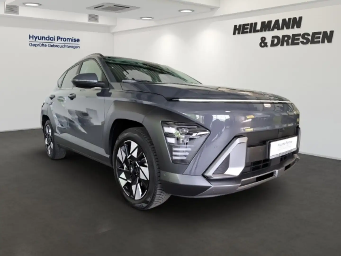Hyundai KONA Prime Hybrid 1.6 Automatik/BOSE/Navi/ACC/Lenkrad/S Сірий - 2