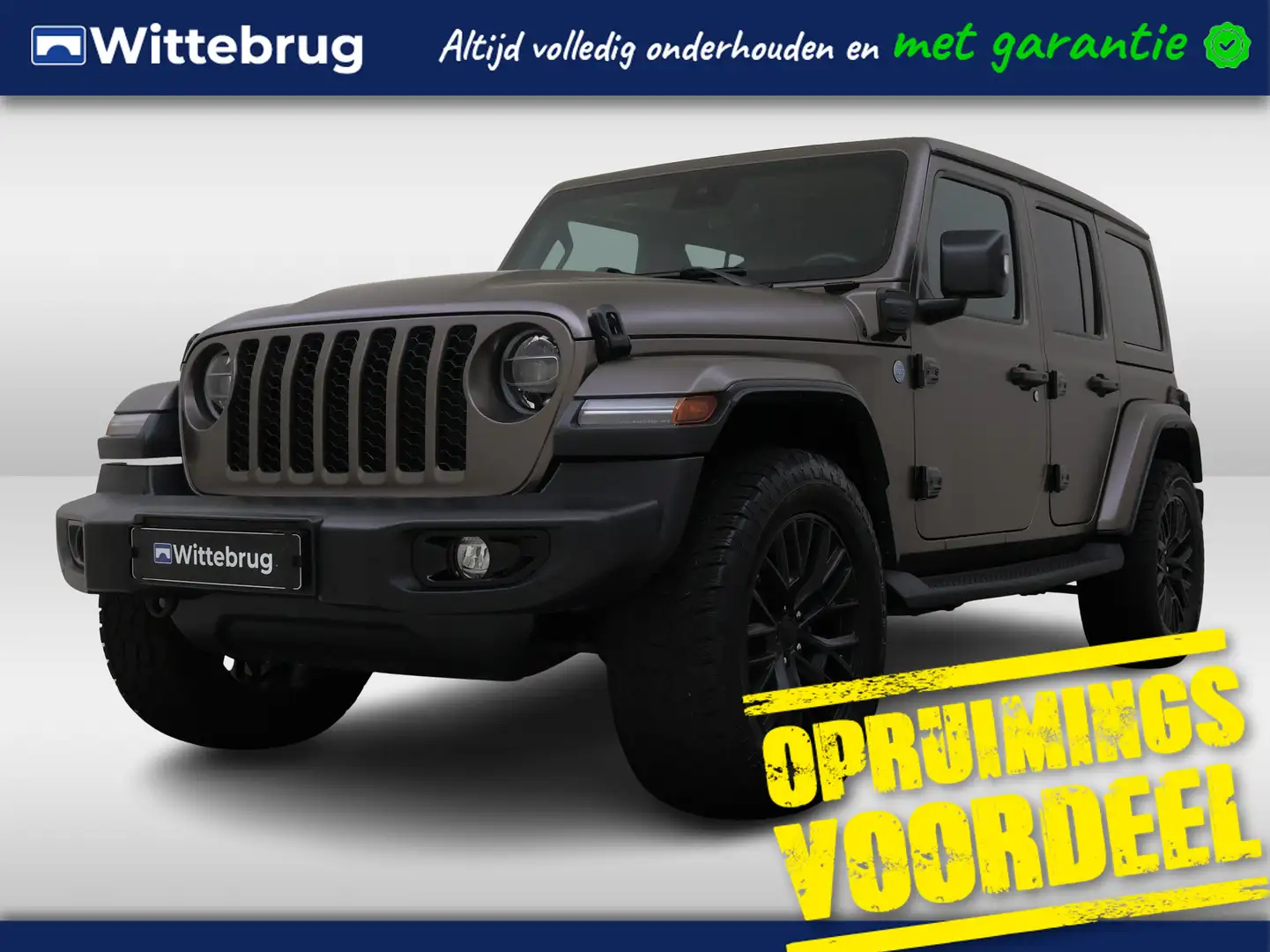Jeep Wrangler Unlimited 4xe 380PK Sahara UITVERKOOP !!! Noir - 1