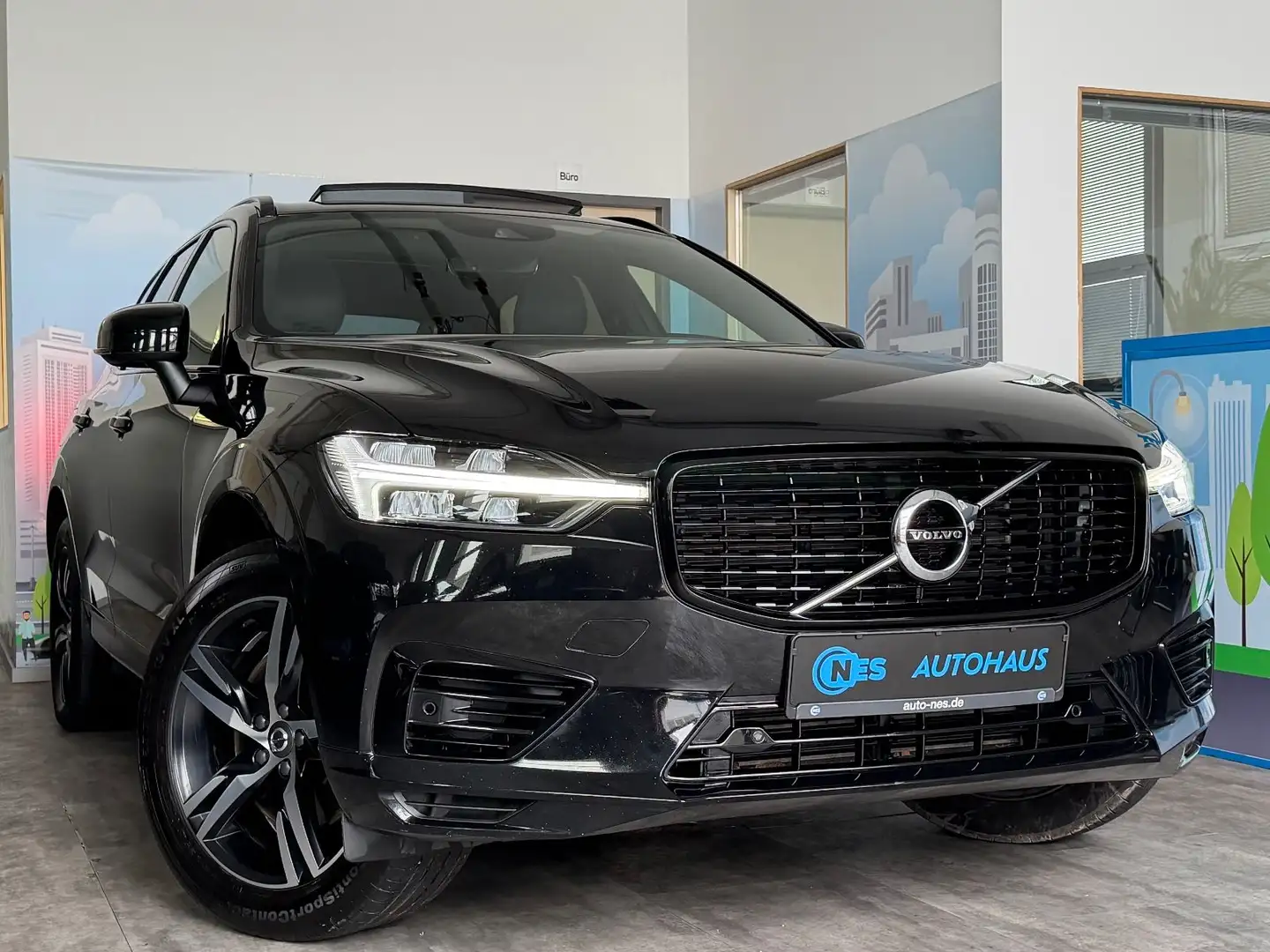 Volvo XC60 T6 AWD*R DESIGN RECHARGE*PANO*KAM*LEDER*19' Noir - 2