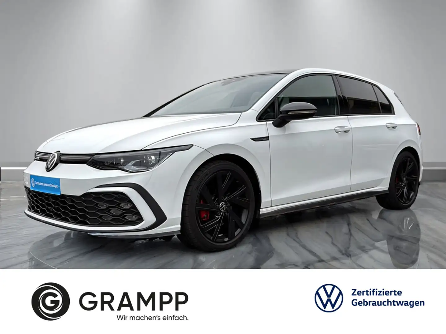 Volkswagen Golf GTD +BLACK-STYLE+AHK+KAMERA+DCC+MATRIX+PANO Weiß - 1