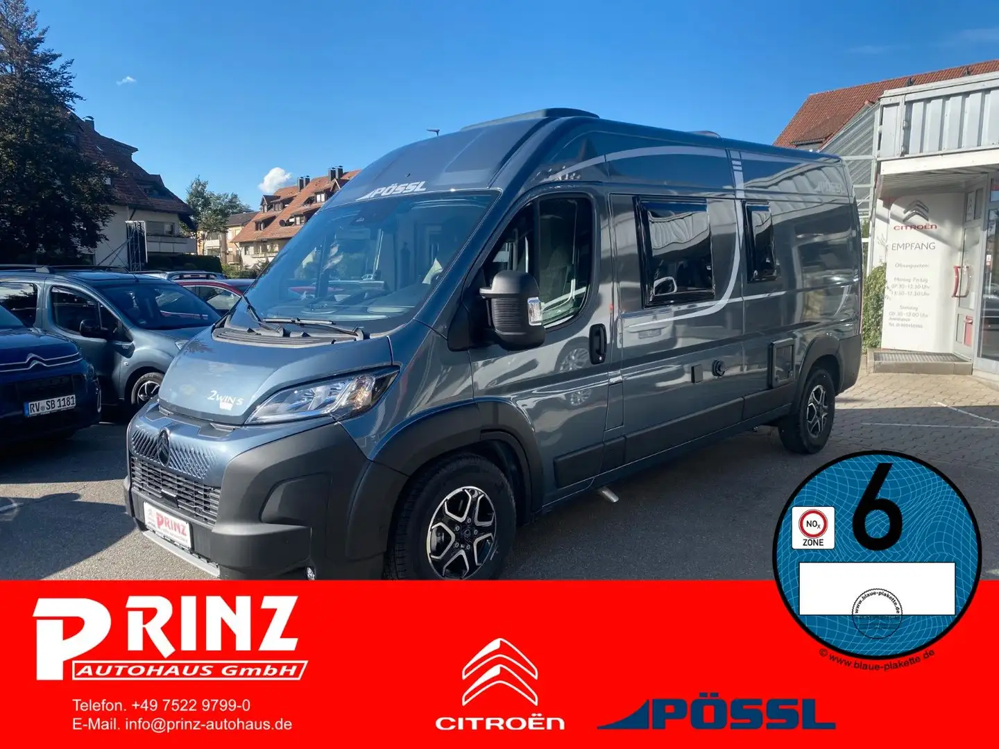 Pössl 2WIN S Plus Heavy 140 PS Automatik *2.Batterie Grau - 1