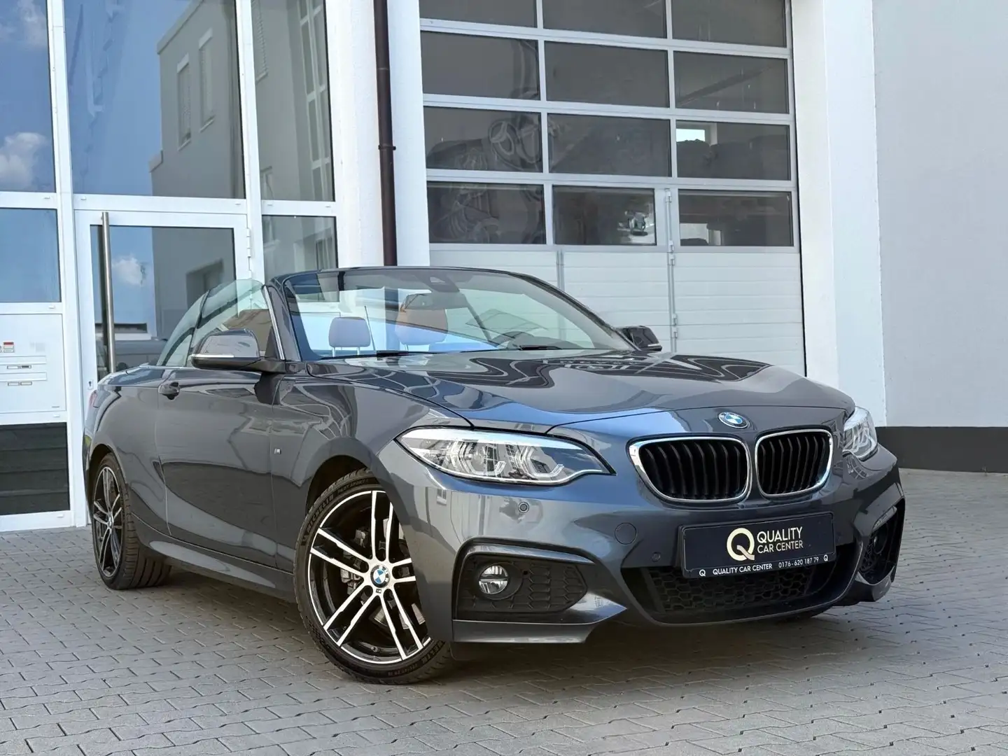 BMW 230 i Cabrio M Sport*KAME*HARMAN&KARDON*NAVI PRO Gris - 1