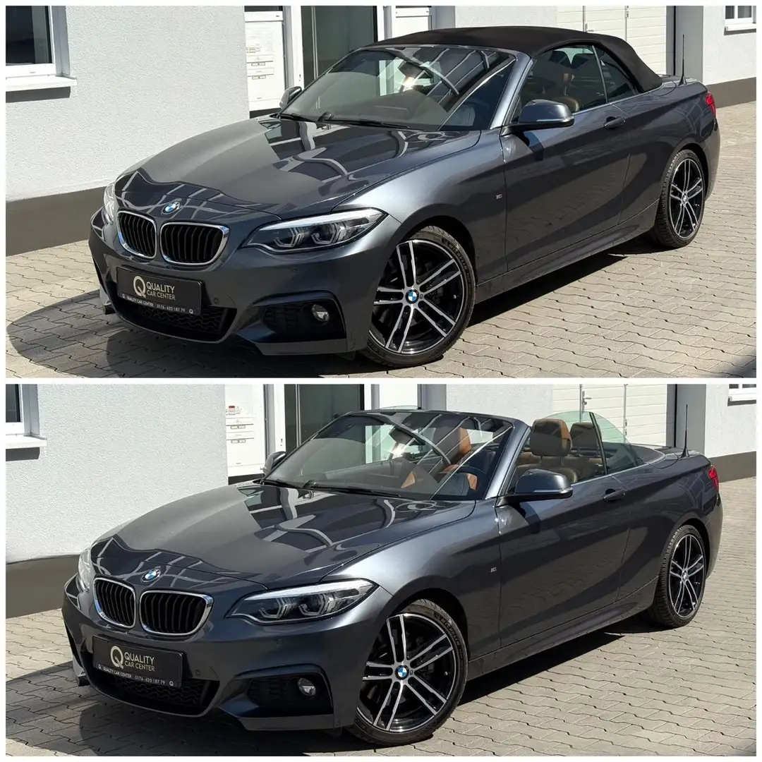 BMW 230 i Cabrio M Sport*KAME*HARMAN&KARDON*NAVI PRO Gris - 2
