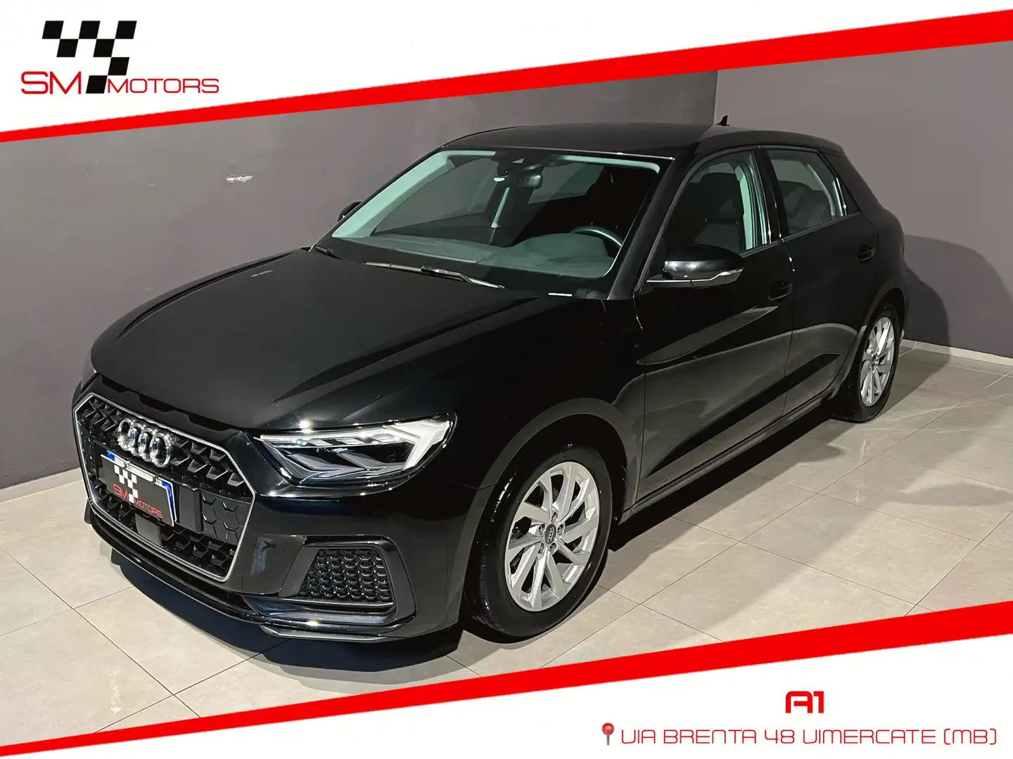 Audi A1 30 1.0 tfsi Advanced s-tronic NEOPATENTATI Zwart - 1