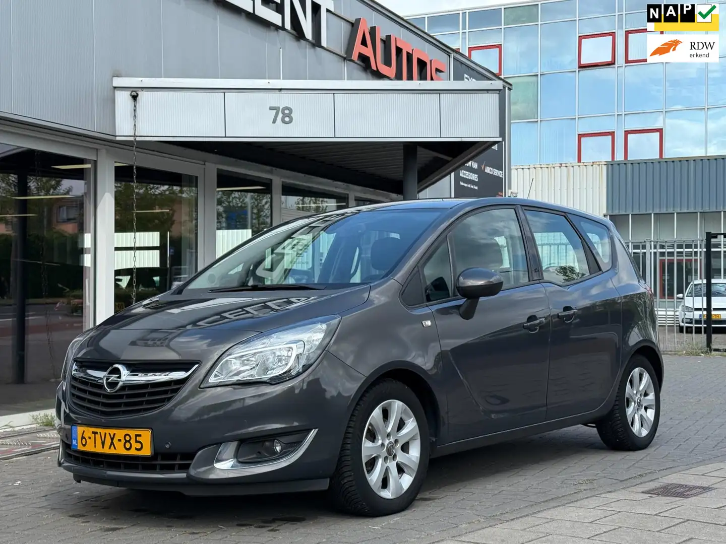 Opel Meriva 1.4 Turbo Berlin - Airco - PDC Grijs - 1