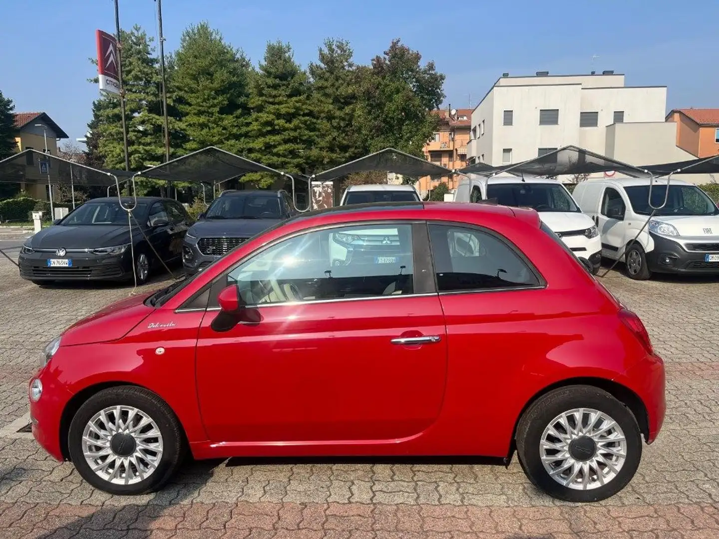 Fiat 500 1.0 Hybrid Dolcevita Rosso - 2