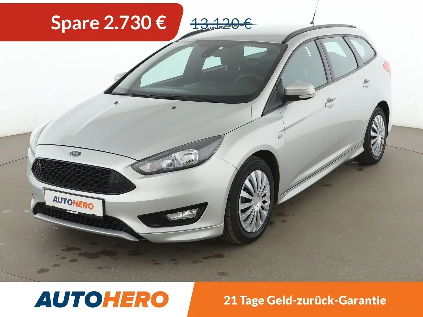Ford Focus 1.5 EcoBoost ST-Line*TEMPO*PDC*SHZ*GARANTIE Silber - 1