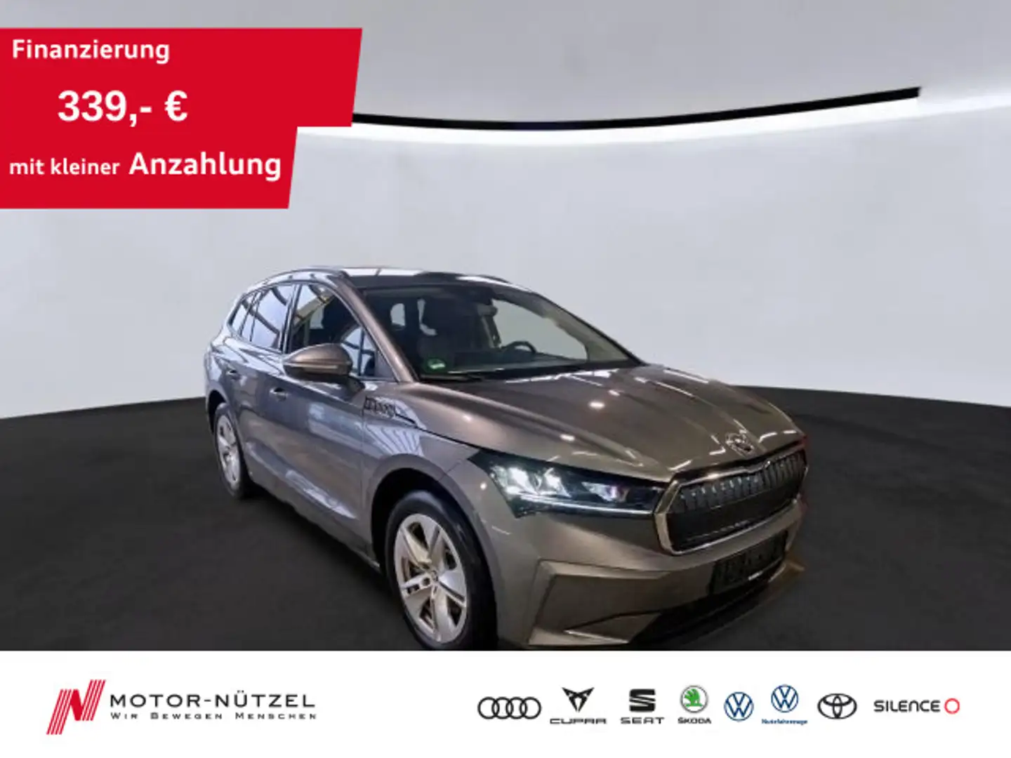 Skoda Enyaq iV 50 LOFT LED+NAVI+ACC+SHZ+DAB+KAMERA+19Z Grau - 1