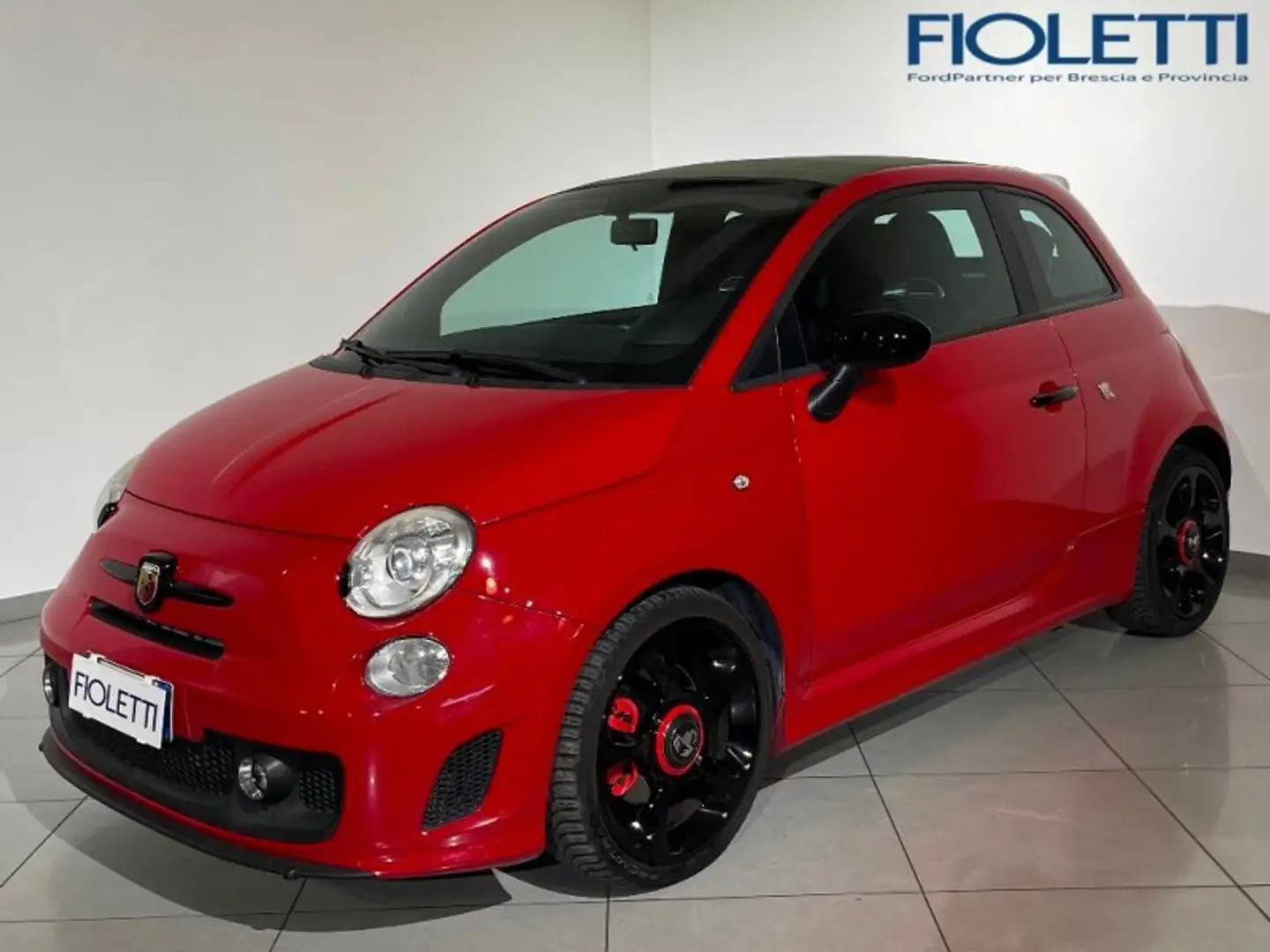 Abarth 500 C 1.4 TURBO T-JET Rood - 1