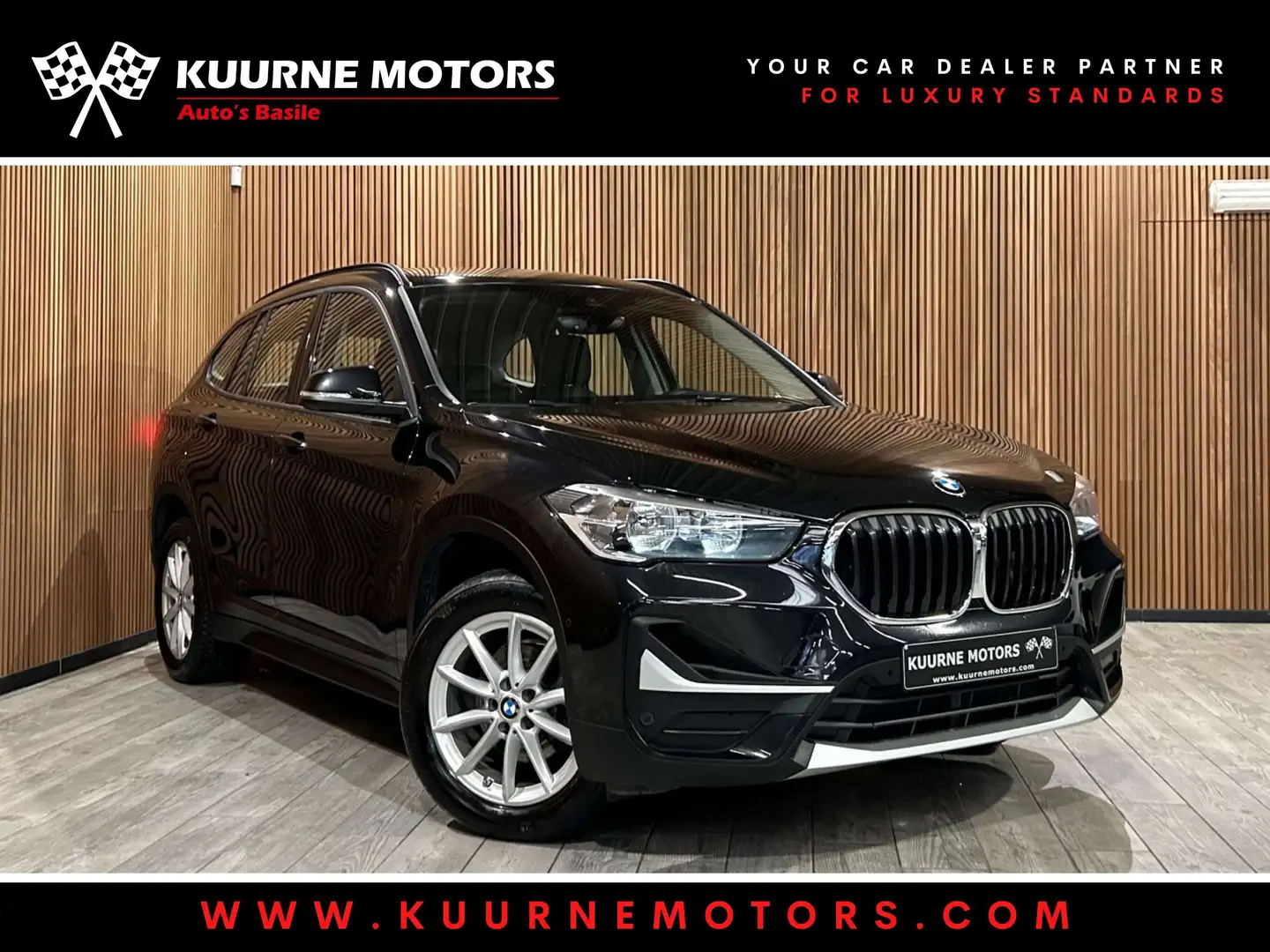 BMW X1 sDrive16dA Alu17\/Leder/Gps/Cruise *1j garantie* Noir - 1