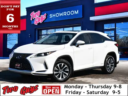 White 2021 Lexus RX Hybrid 450h AWD SUV / Crossover All-Wheel Drive Continuously Variable Transmission