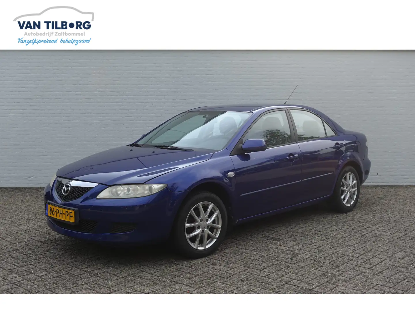 Mazda 6 1.8i Exclusive | APK tm FEB 2026 | Climate control Blauw - 1