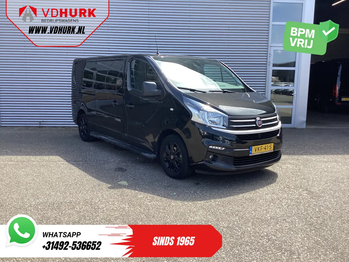 Fiat Talento 2.0 MJ 150 pk Aut. L2 BPM VRIJ! Navi/ Camera/ PDC/ Zwart - 1