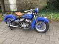 Harley-Davidson WL 750 Flathead WLC Omgebouwd Naar Burgermodel Modrá - thumbnail 6