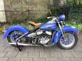 Harley-Davidson WL 750 Flathead WLC Omgebouwd Naar Burgermodel Modrá - thumbnail 4