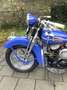 Harley-Davidson WL 750 Flathead WLC Omgebouwd Naar Burgermodel Modrá - thumbnail 12