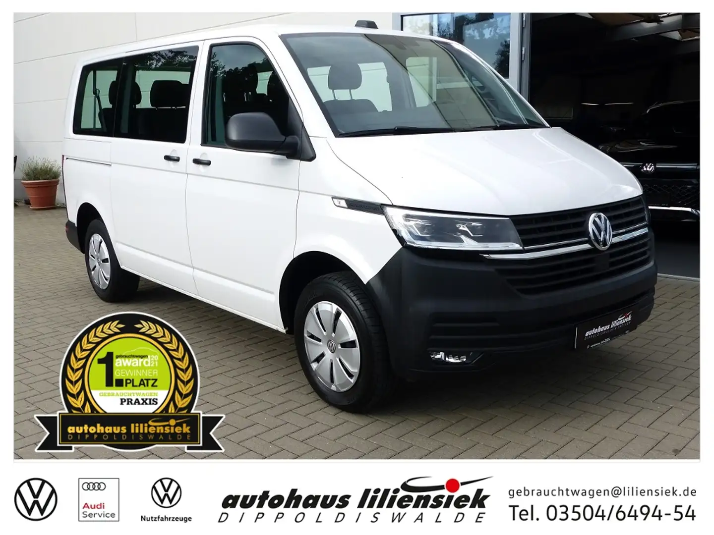 Volkswagen T6.1 Kombi 2.0 TDI KR EcoProfi *AHK*LED*Navi* Weiß - 1