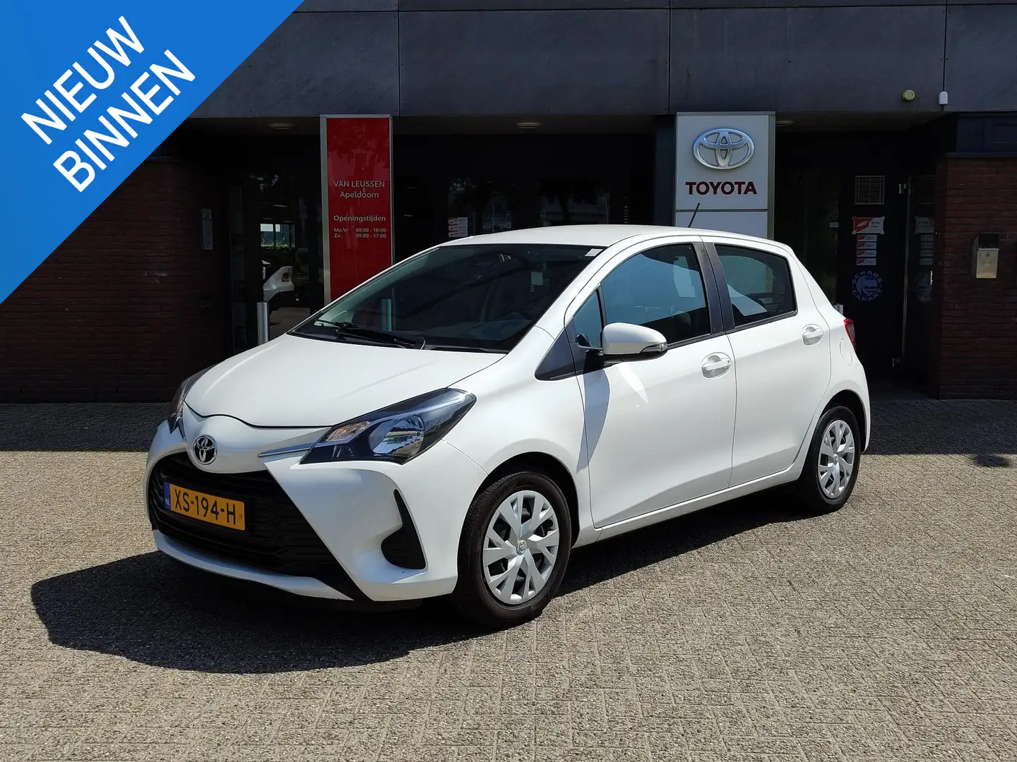 Toyota Yaris 5-DEURS AIRCO BLUETOOTH EL-RAMEN/SPIEGELS 5-DRS NL Wit - 1