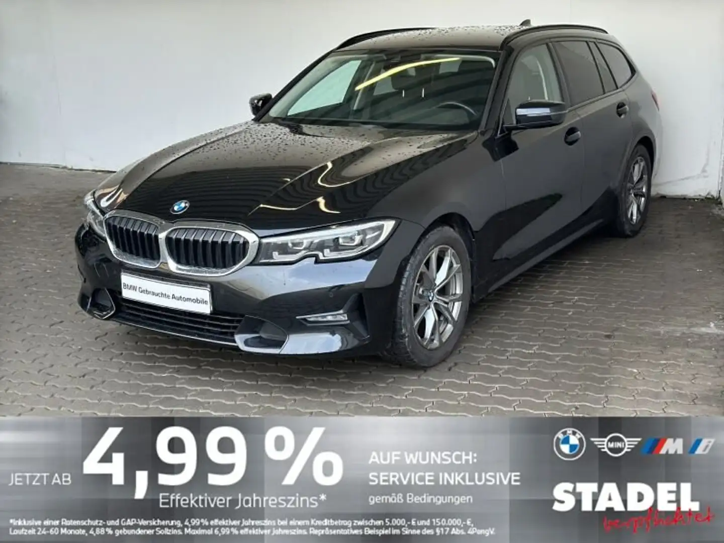 BMW 320 d Touring Schwarz - 1