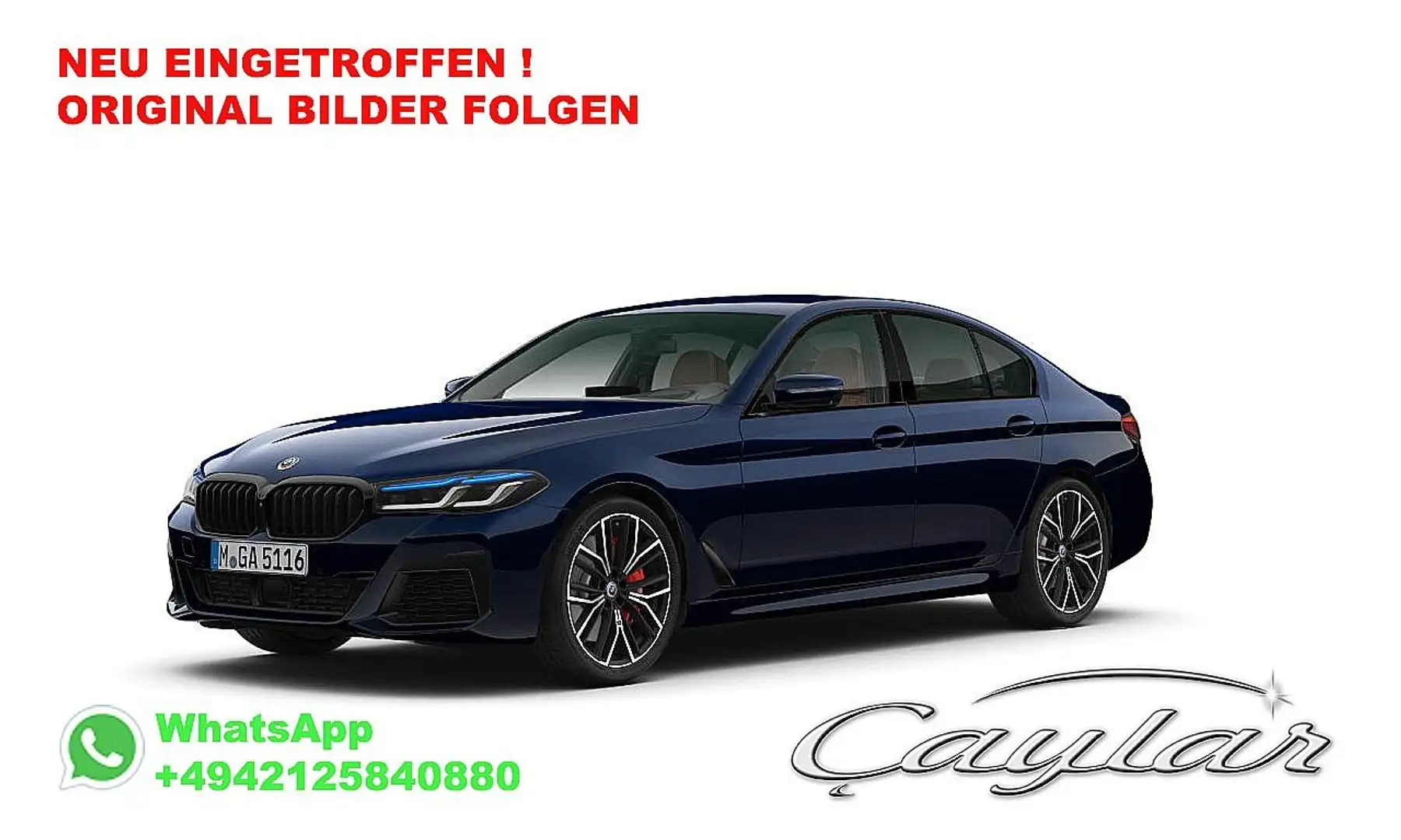 BMW 550 iX NAPPA SITZBELÜFT STANDHEIZ LASER 360° 20" Bleu - 1