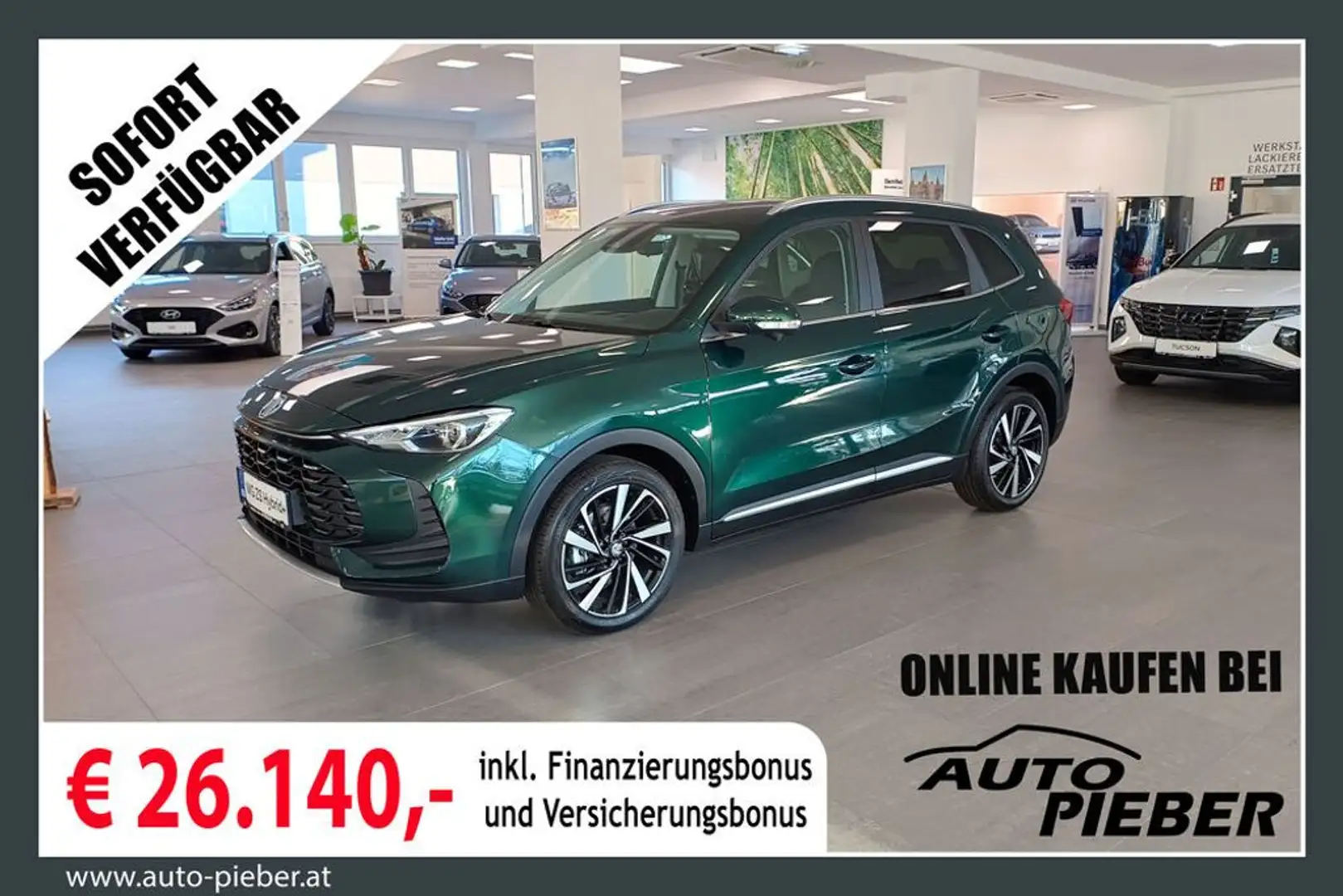 MG ZS ZS Hybrid  1.5 VTi Luxury *SOFORT VERFÜGBAR* Grün - 1