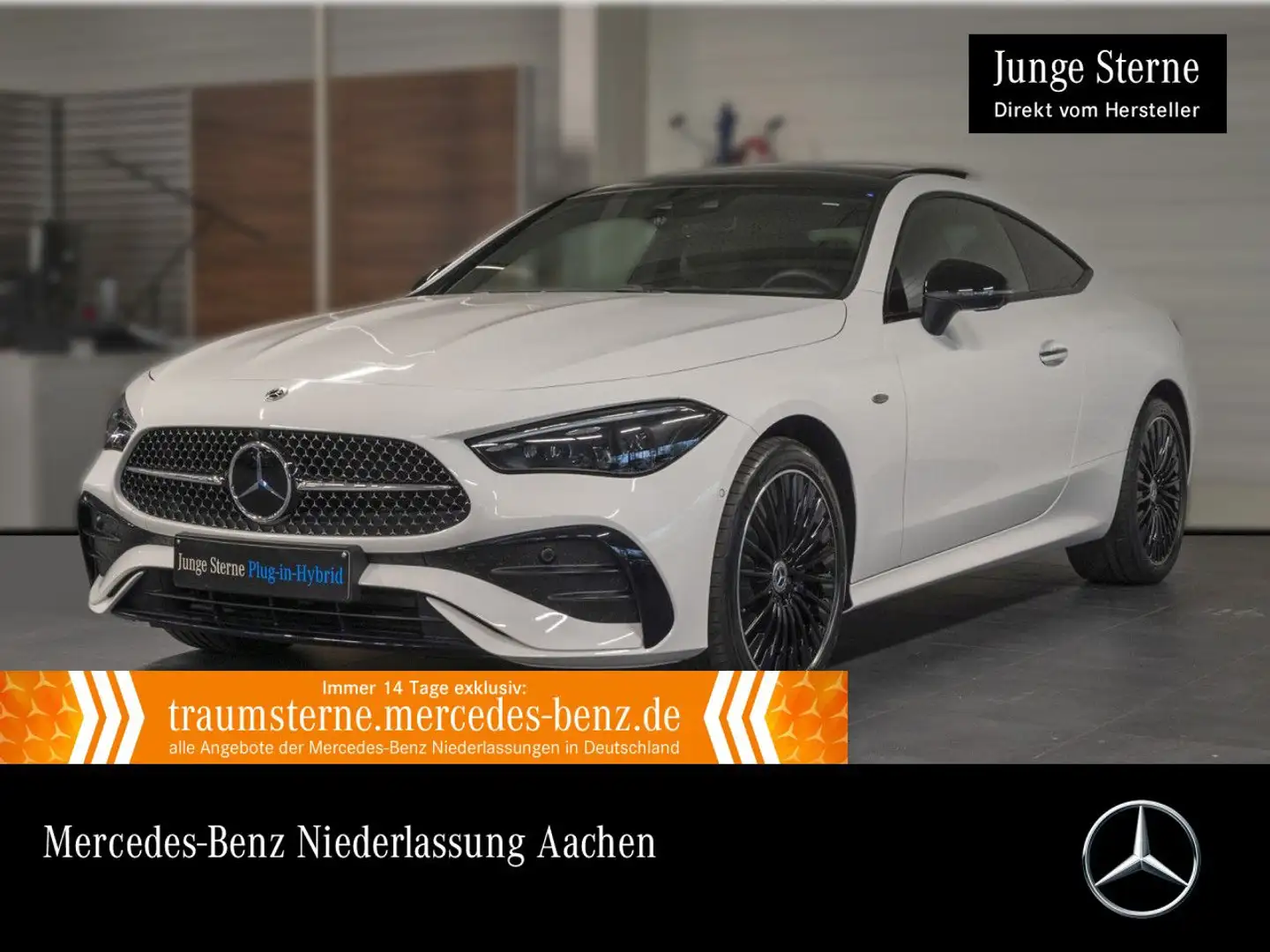 Mercedes-Benz CLE 300 e AMG+NIGHT+PANO+360+BURMESTER+KEYLESS+9G Blanc - 1