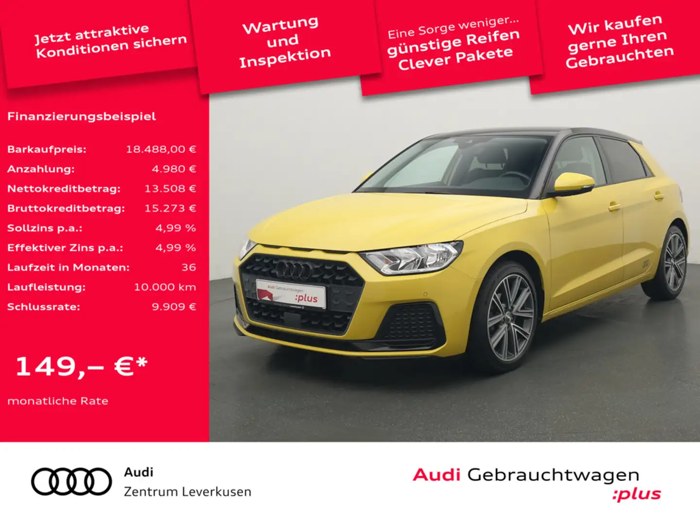 Audi A1 Sportback advanced SHZ KLIMA PDC PORT NAVI Schwarz - 1