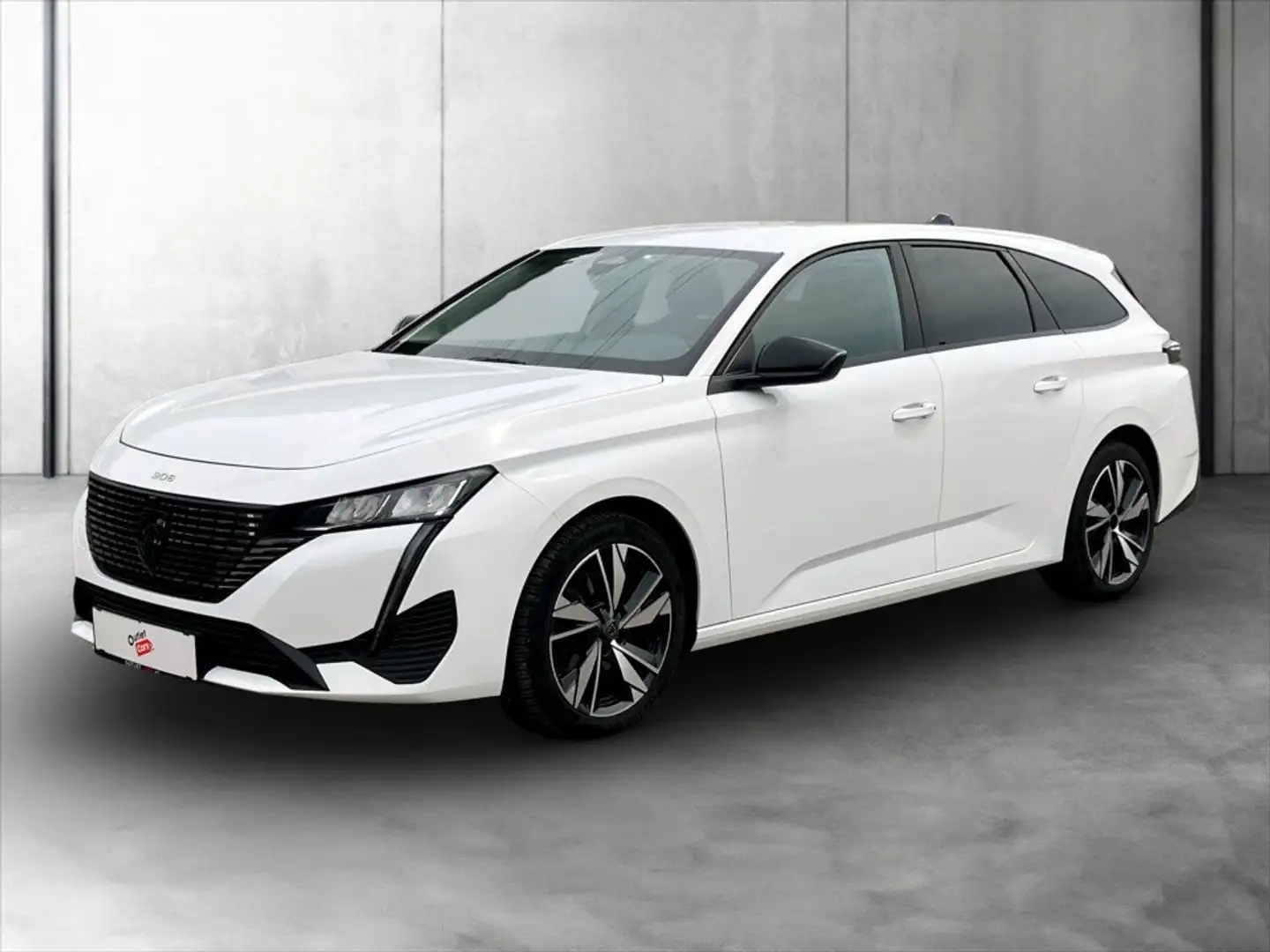 Peugeot 308 SW 1.5 BlueHDi 130 Allure LED+LEDER+RFK+PDC Weiß - 2