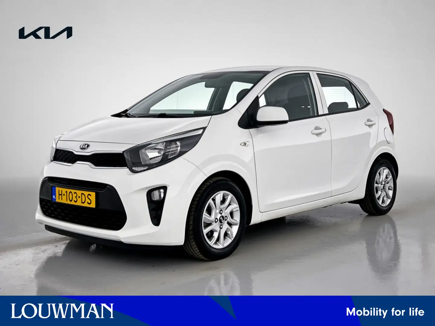 Kia Picanto 1.0 MPi DynamicPlusLine | Navigatie | Parkeercamer Wit - 1