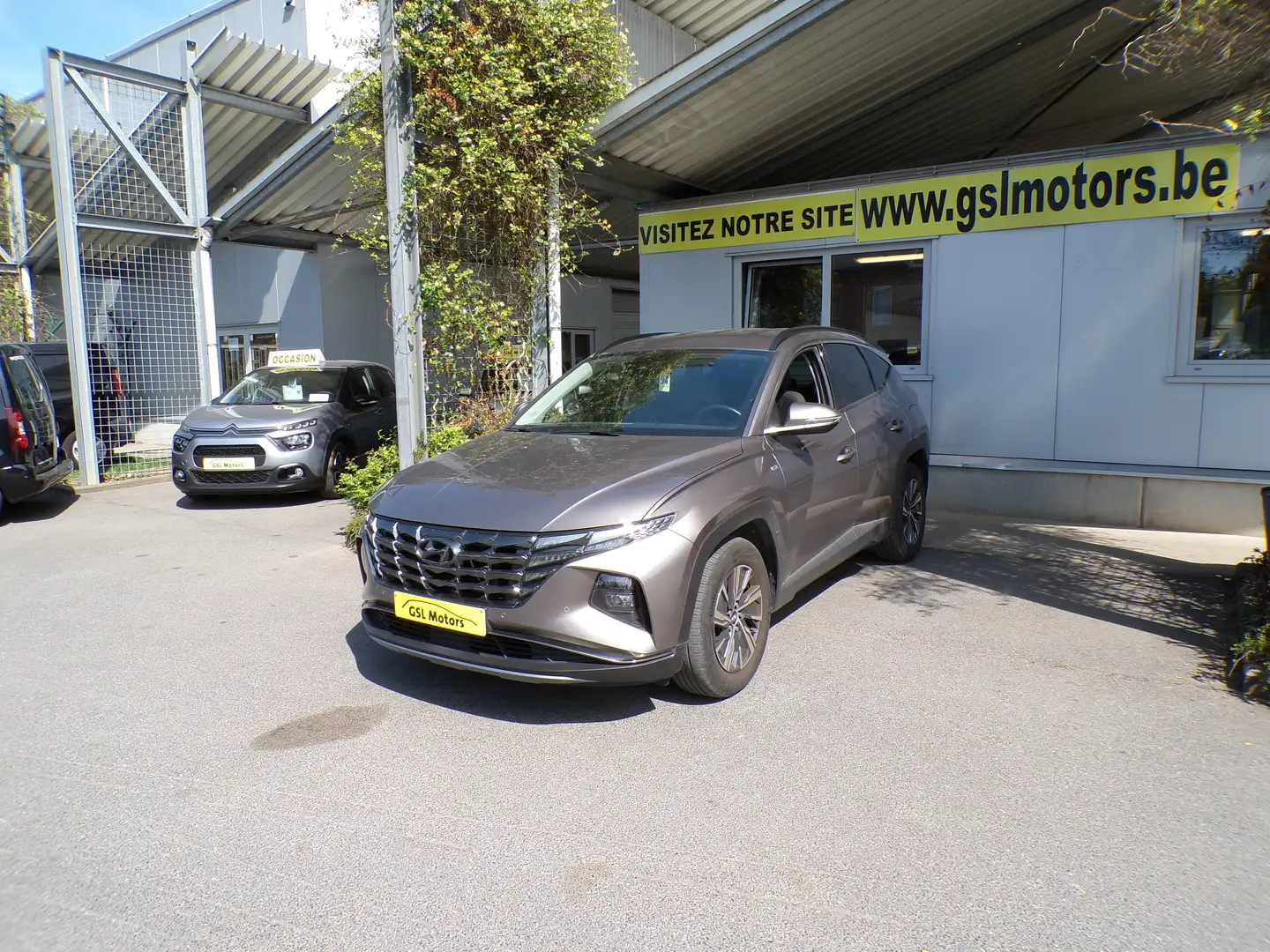 Hyundai TUCSON 1.6CRDi 136cv Automatique brun 04/21 65436km Airco Bruin - 1