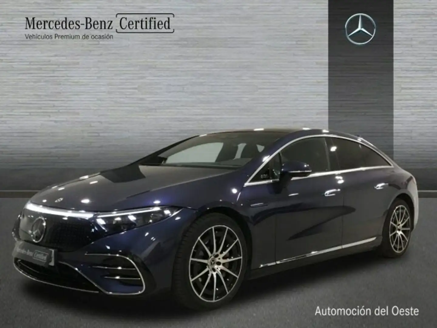 Mercedes-Benz EQS 580 4matic[0-802] Azul - 1