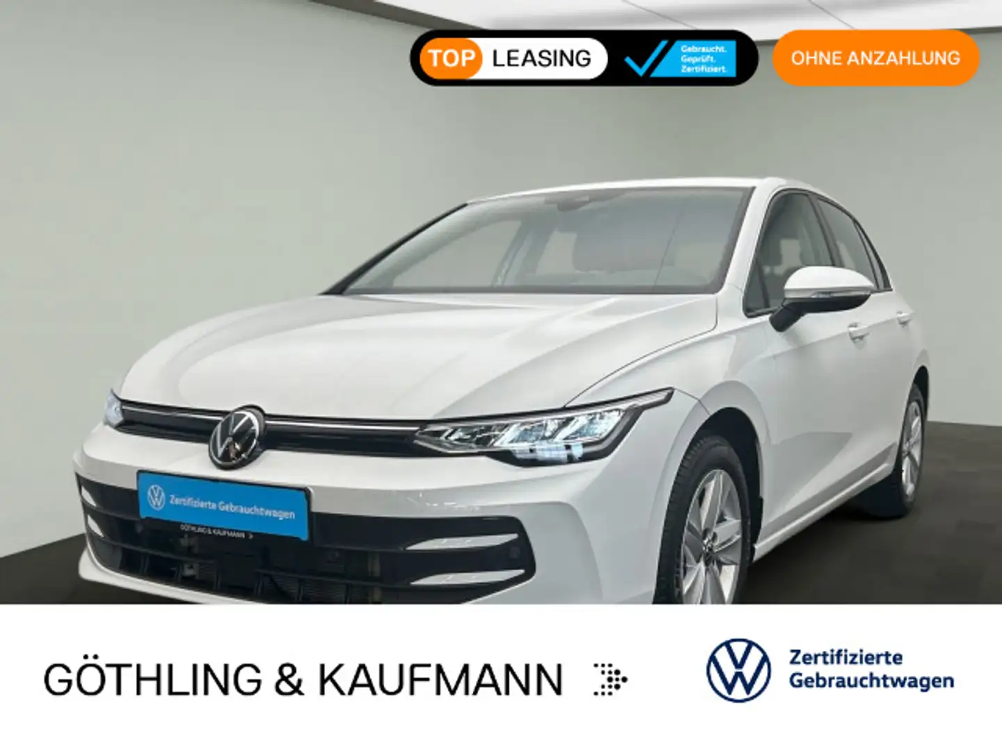 Volkswagen Golf VIII 1.5 TSI LIFE*LED*AHK*DIGITAL*NAVI*PDC* Blanco - 1