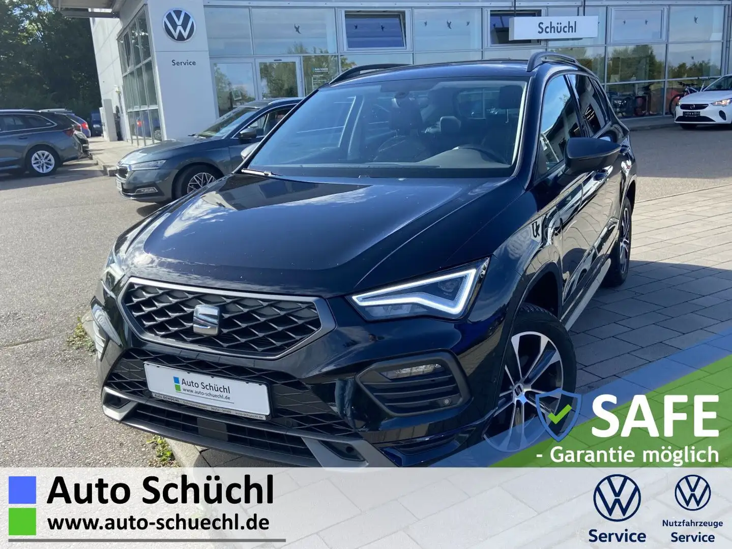 SEAT Ateca 2.0 TDI DSG FR-LINE AHK+17"+EL.HECK+NAVI-P Schwarz - 1