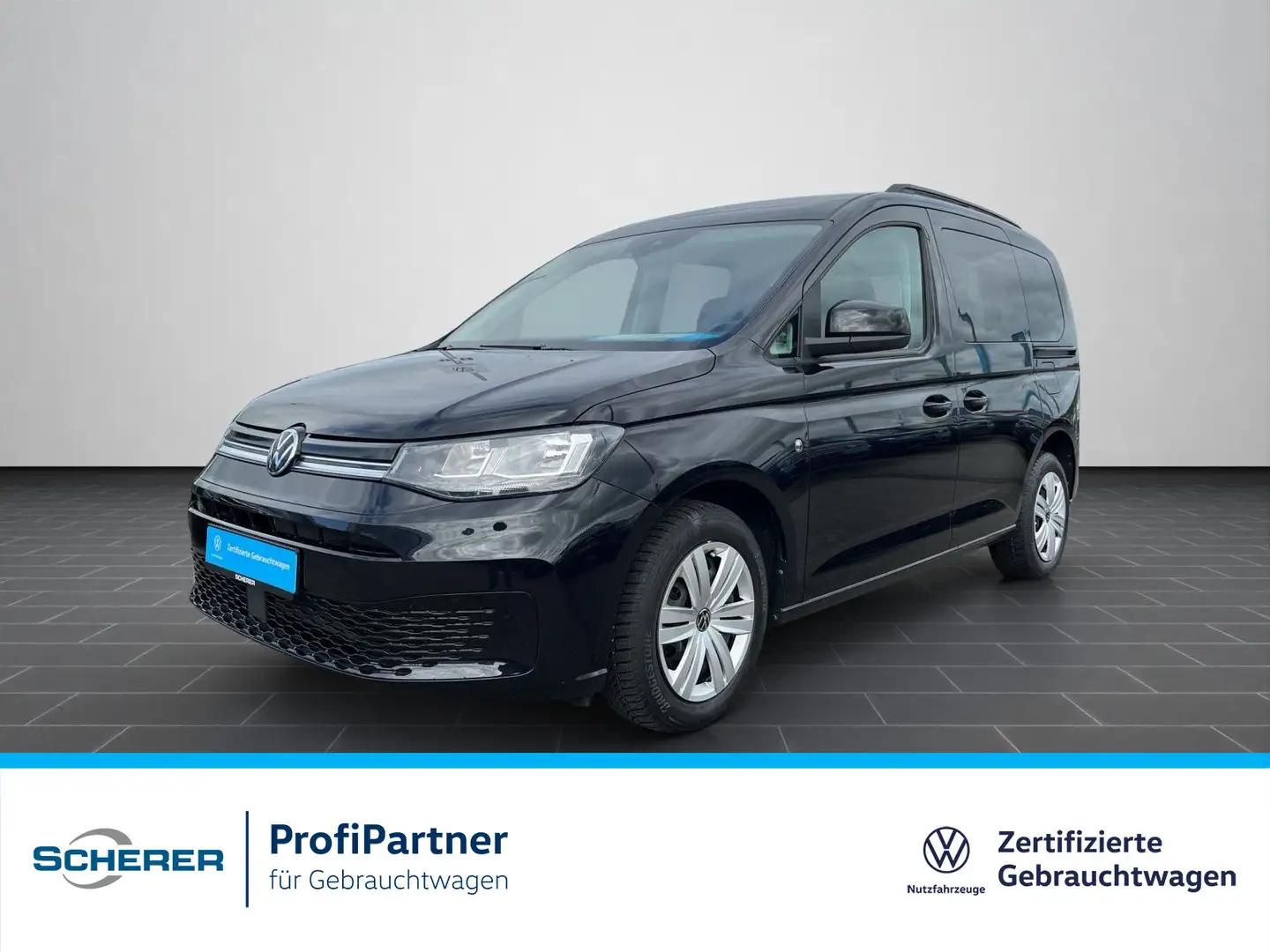 Volkswagen Caddy Life 2.0 TDI DSG NAVI AHK RFK PANO ACC Schwarz - 1