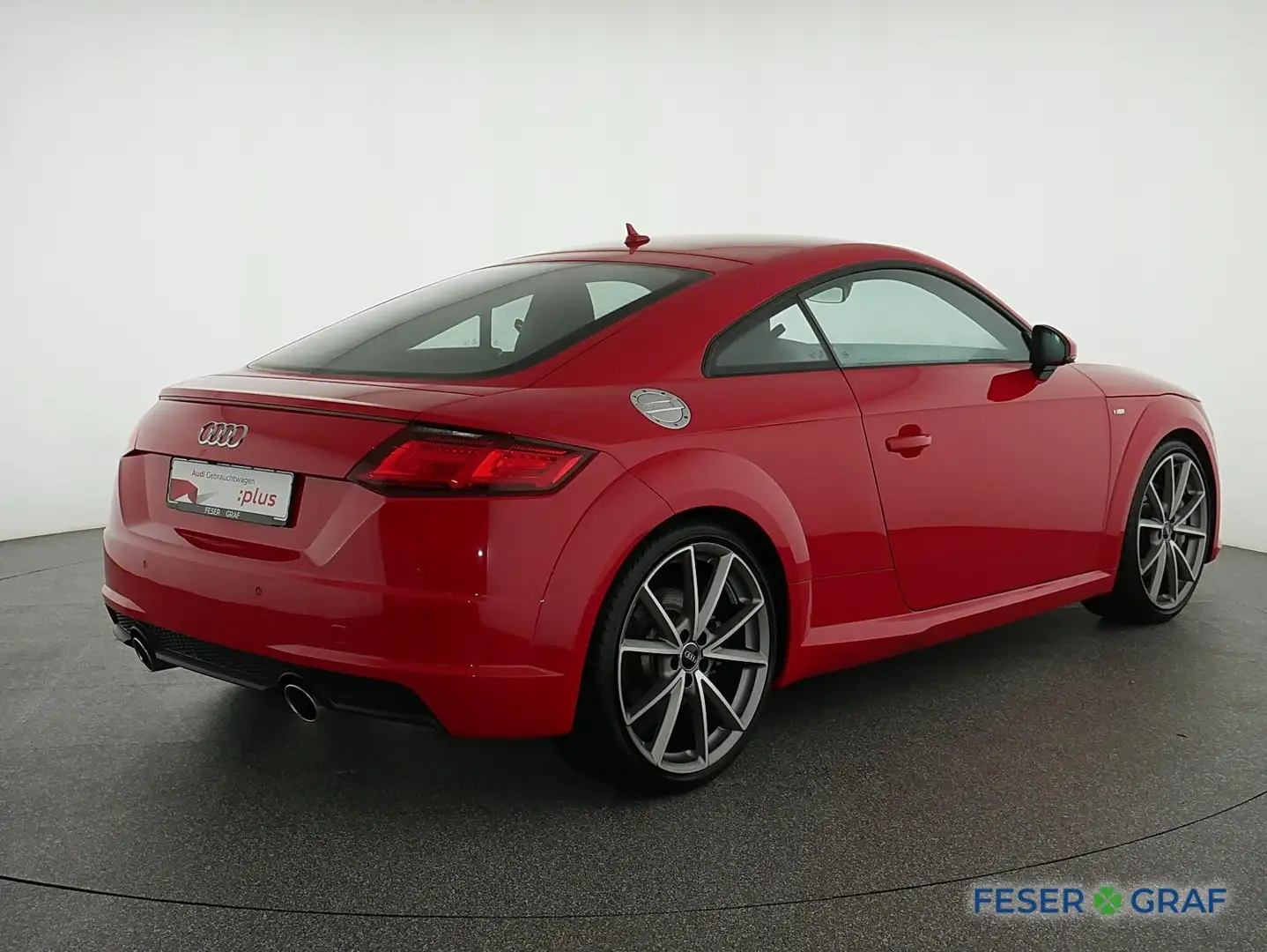 Audi TT Coupé 45 TFSI S tronic S Line Leder,Navi,LED,B&O,K Rot - 2