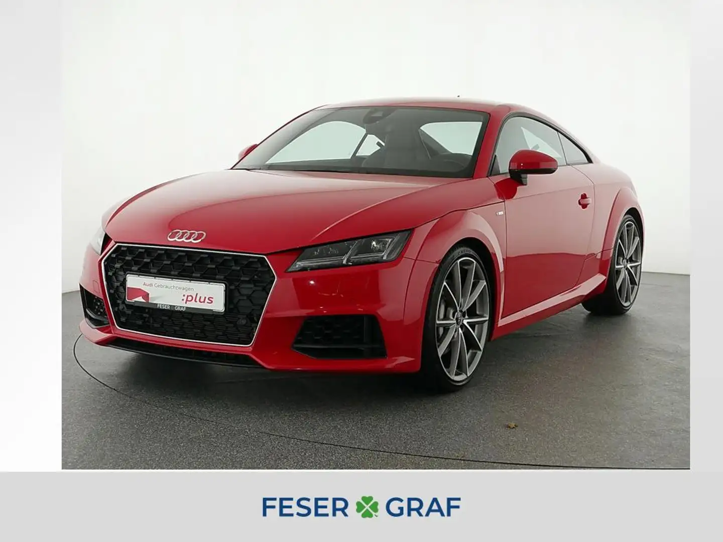Audi TT Coupé 45 TFSI S tronic S Line Leder,Navi,LED,B&O,K Rot - 1