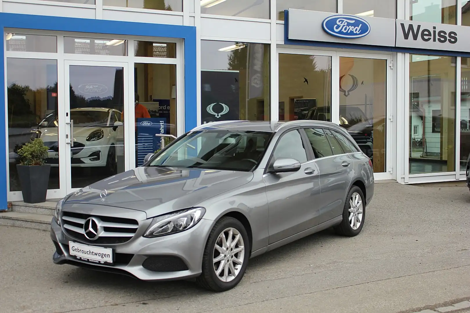 Mercedes-Benz C 200 d T Aut. Silber - 1