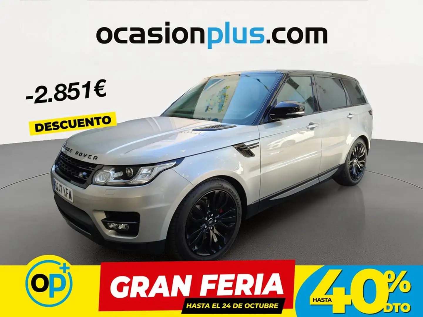 Land Rover Range Rover Sport 3.0TDV6 HSE Dynamic Aut. Gris - 1